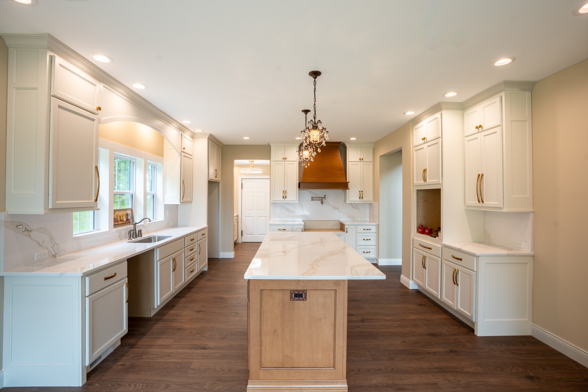 Kitchen, Panty, Dining Room and Living Room Remodel, Pittsford NY